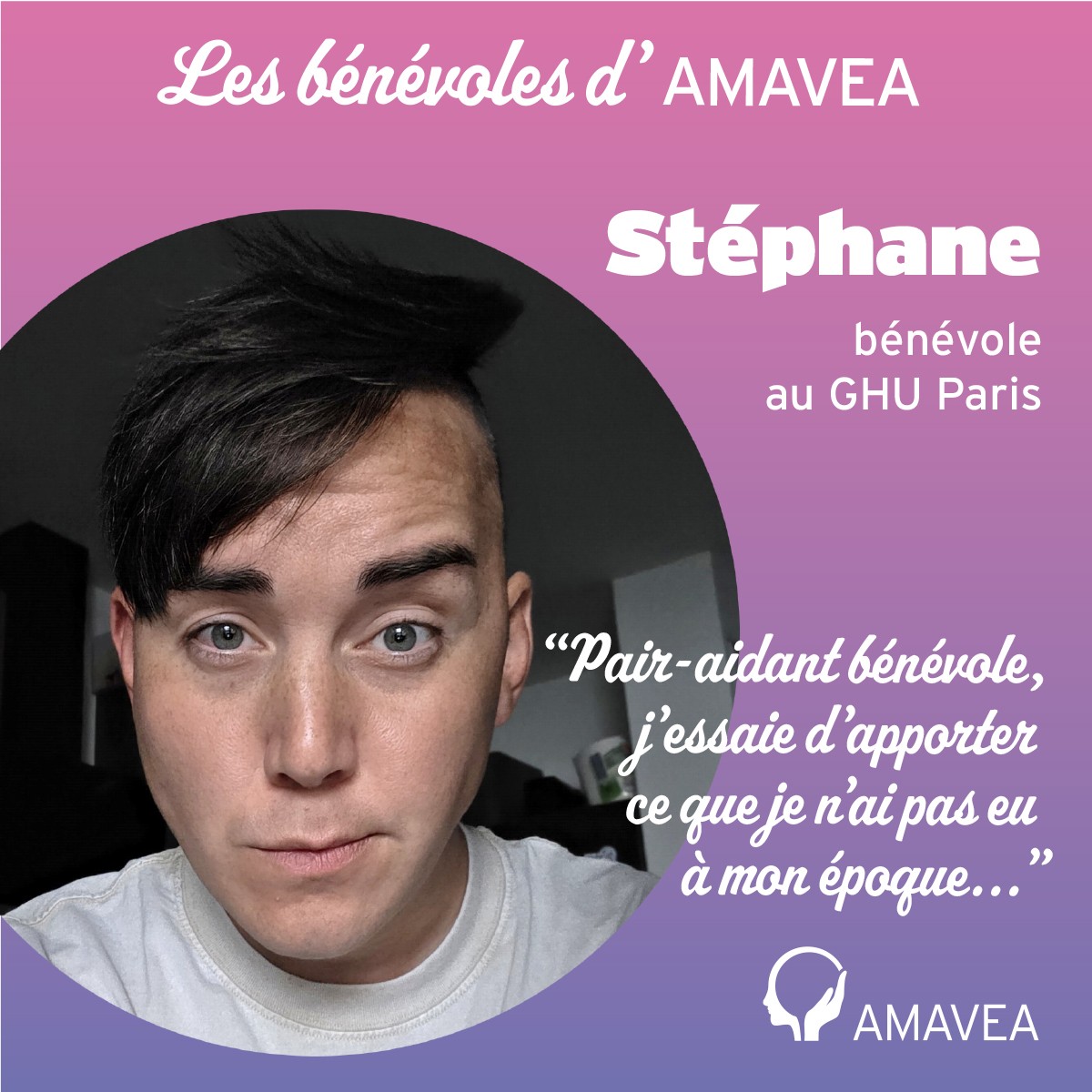 PORTRAIT DE BENEVOLE Stéphane- bénévole au GHU PARIS
